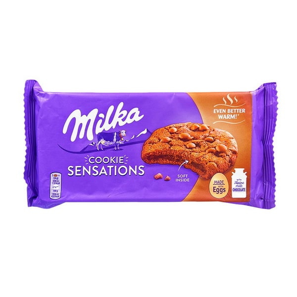 کوکی سنسیشن میلکا با مغز شکلات نرم - Milka COOKIE Sensations Soft inside  
